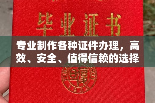 光泽专业制作各种证件办理，高效、安全、值得信赖的选择