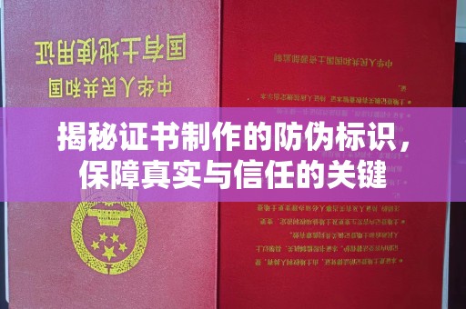 光泽揭秘证书制作的防伪标识，保障真实与信任的关键