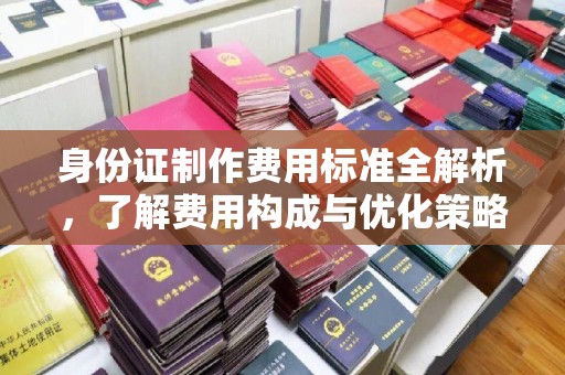 光泽身份证制作费用标准全解析，了解费用构成与优化策略