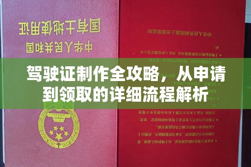 光泽驾驶证制作全攻略，从申请到领取的详细流程解析
